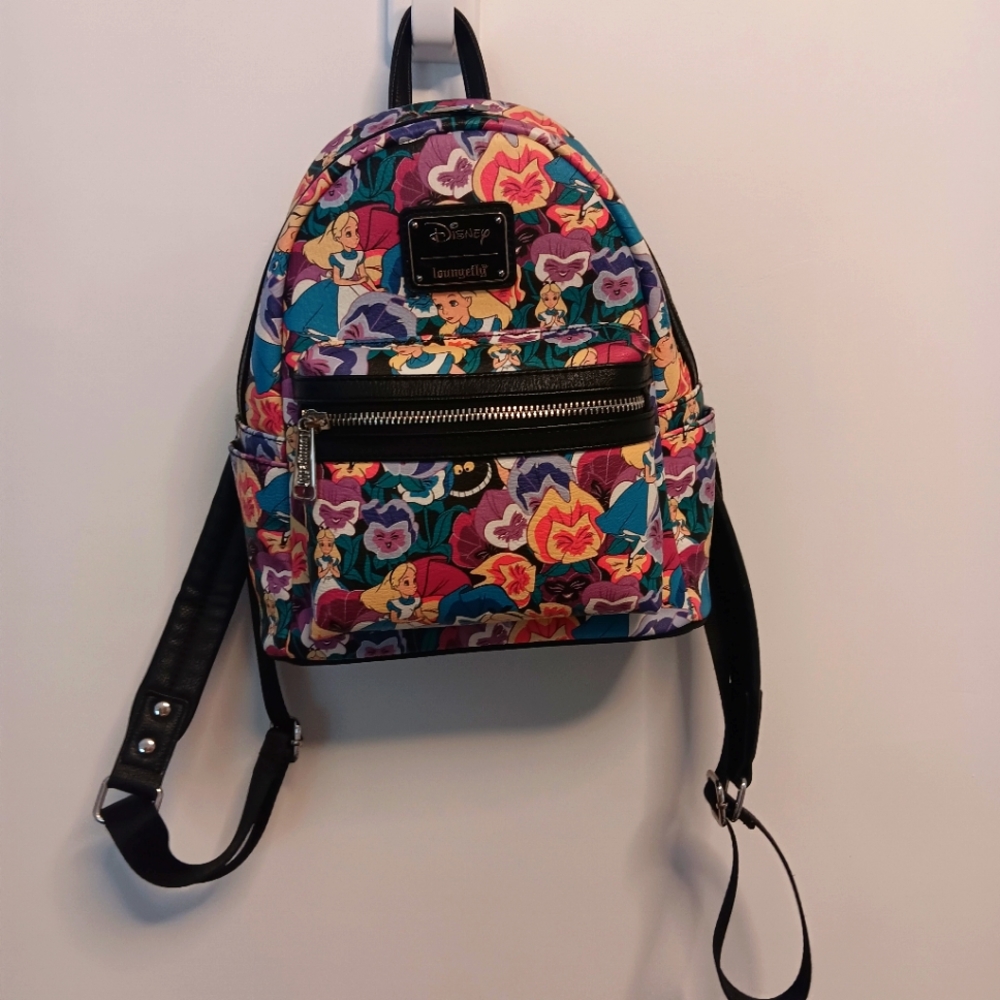 Alice in wonderland loungefly backpack
